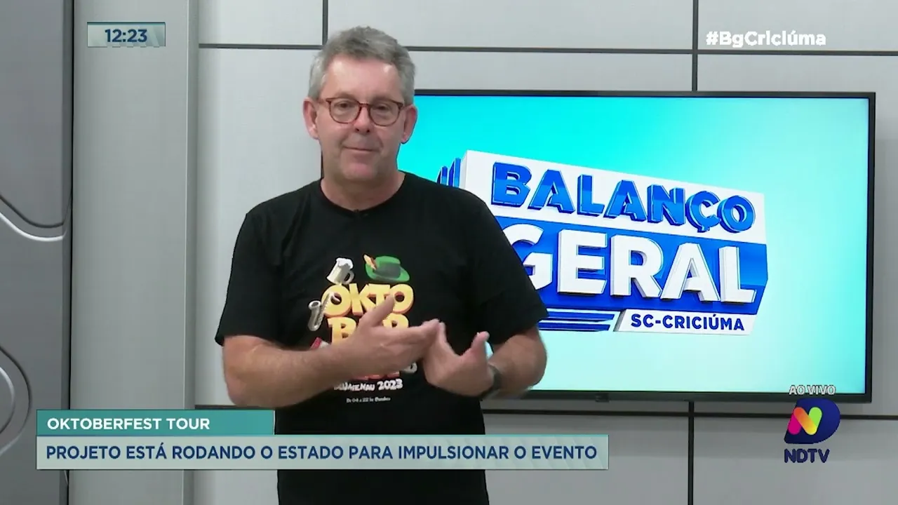 Oktoberfest Tour: secretário do Turismo, Marcelo Greuel, divulga as atrações da festa deste ano