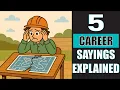 Learn 5 Useful Work Sayings and Their Meanings