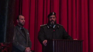 كلمة السيد مديرامن بنغازي العقيد صلاح هويدي تصويرابراهيم الحوتى دندنها