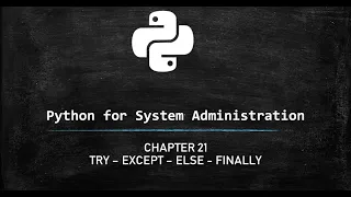 Python for System Administration - Error Handling