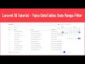 Laravel 10 Tutorial - Yajra DataTables Date Range Filter
