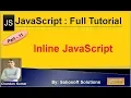 Inline JavaScript JavaScript Full Tutorial in Hindi