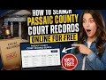 How to search Passaic County court records online for free