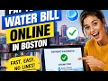 How to pay your water bill online in Boston