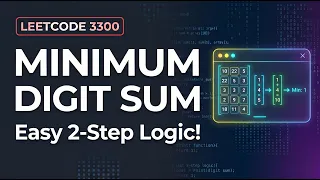 3300 minimum element after replacement with digit sum