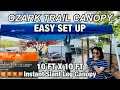 OZARK TRAIL CANOPY 10 FT X 10 FT EASY SET UP MRDKENDALL