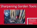 Sharpening Garden Tools