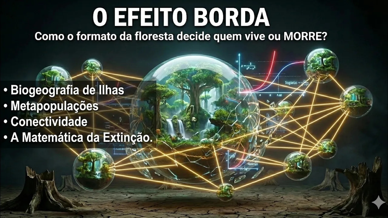 Ecologia da paisagem: Biogeografia de ilhas, matriz, efeito de borda e conectividade