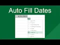 Download Lagu Auto Fill Dates in #excel #shorts