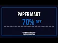 Paper Mart Discount Code 2025 April