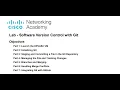 DevNet Lab 3 3 11 Software Version Control with Git