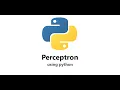 Perceptron in python