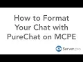 How to Format Your Chat with PureChat - Minecraft Bedrock