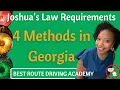 Joshua s Law Requirements