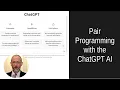 Pair Programming with the ChatGPT AI - how well does GPT-3 5 understand Bash