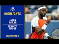 Jason Kubler vs Frances Tiafoe Highlights 2022 US Open Round 2