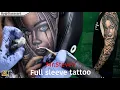 Tattoo Chicano themes on arm sleeve Artist By Dasssart