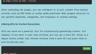 How to Make an Automatic WordPress Content Generator - Plugins APIs Current News and More