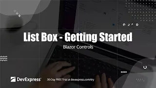 Blazor List Box Get Started