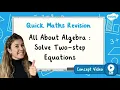 How To Solve Two Step Problems in Algebra KS2 Maths Concept for Kids
