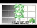 Hobby Lobby Window Dupes Dollar Tree DIY