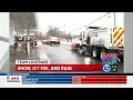 Several crashes reported on CT highways as snow slick roads create dangerous conditions