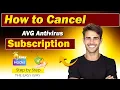 How to Cancel AVG Antivirus Subscription SIMPLE