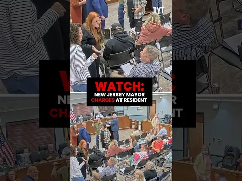 New Jersey Mayor CHARGES At Resident During City Council Meeting
