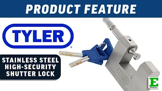 Tyler Tool Stainless Steel High-Security Shutter Lock E-Rigging Products