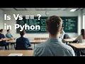 Python s BIGGEST Confusion Solved Is VS