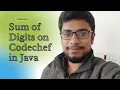 Sum of Digits of a Number - Codechef