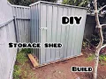 Bunnings DIY storage shed floor build