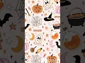 cute Halloween wallpaper set up