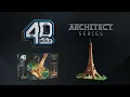 4D Build Eiffel Tower 3D Model Kit