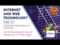 3 13 2 3 Example 03 Use of JavaScript in HTML page CS504 A