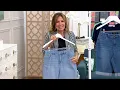 Susan Graver Cuffed Relaxed Girlfriend Short on QVC