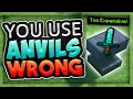 Minecraft Enchanting You use Anvils WRONG