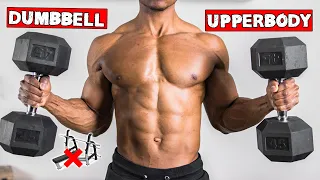 dumbbell upper body workout at home no bench needed 