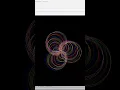 TRI CIRCULAR - GEOMETRIC PATTERN Shape Turtle Graphics in Python