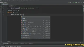 Python Tutorial for Beginners Factorial English