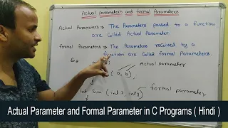 What are Actual parameter and Formal parameter in C Programs with example Learn Code