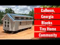 Why did Calhoun Georgia ban tiny homes