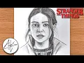 Download Lagu How To Draw Max  | Stranger Things Drawing Tutorial Easy