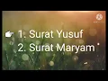 Download Lagu Murrotal Merdu Surah Yusuf dan Surah Maryam untuk ibu hamil