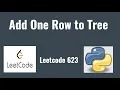 Leetcode 623 Add One Row to Tree