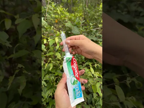 Survival Skills: SMART ideas and USEFUL with Toothpaste #camping #outdoors #survival