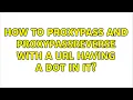 How to ProxyPass and ProxyPassReverse with a URL having a dot in it