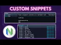Custom Snippets with LuaSnip in Neovim and Configure completion priority on nvim-cmp