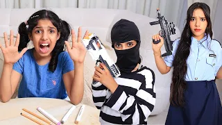 شرطية شفا مسكت حرامي الشرير !