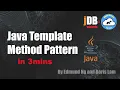 Java Template Method Pattern in 3 mins